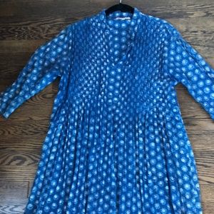 Boho Indian Cotton Dress - Size S